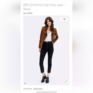 BDG Girlfriend High rise black jeans